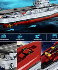 Must Have Battleship Building Set For Adults And Teens 14 Plus Massive 1883 Piece USS CV 6 Enterprise Warship Model Kit For Collectors And Display