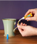 Clear All Purpose Glue In Four 3 Gram Tubes With Fast Setting For Projects And Repairs bonds ceramic mug handle repair.