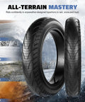 Two Pack Fat Tire With Tube For Ebike Mountain Snow Bike Heavy Duty High-Performance Wear-Resistant Tire 16 By 4.0 Inch Black