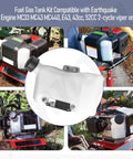 Fuel Gas Tank Kit For Viper Engine MC33 MC43 MC440 E43 43Cc And 52Cc 2 Cycle Models shown with components and mounting examples