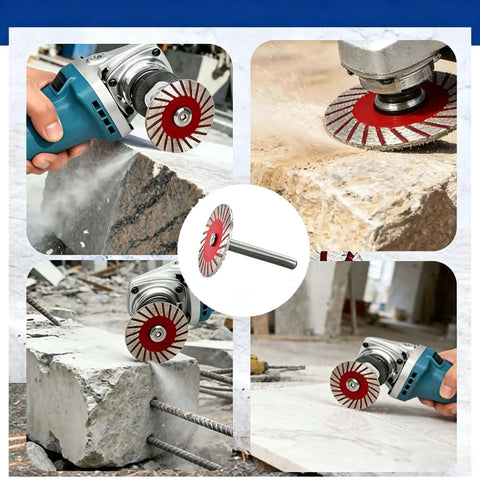 1.57 Inch Diamond Saw Blades Set For Mini Rotary Tool, 40mm Cutting Discs For Tile, Granite, Marble, Sandstone, Concrete, Pro Grade Diamond Edge, Durable And Easy To Use, Killer For Tight Curves And DIY Projects, 10 Piece Kit on rotary tool cutting stone