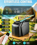 Kick Back And Stay Chill With This 6200 BTU Portable Air Conditioner, 4 In 1 Split Design Room Cooler with remote control and LED display.