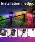 4 Pack Solar Bug Zapper Outdoor Waterproof 2 in 1 Mosquito Zapper And LED Light Fly Trap Lamp installation guide and setup