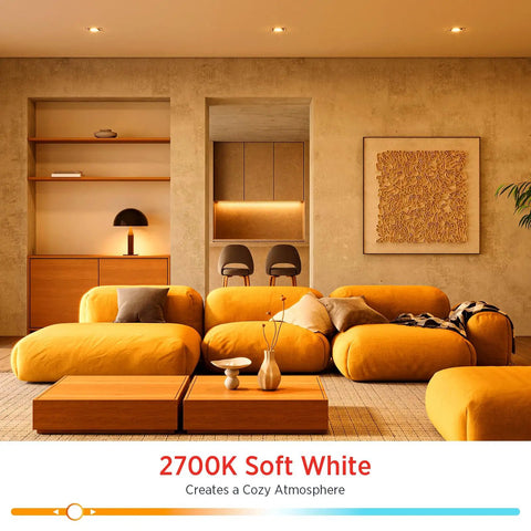 Fresh Br30 Led Bulb Four Pack Brings Straight Up Solid 650 Lumen Glow With Mellow 2700k Soft White Ambiance In Cozy Living Room