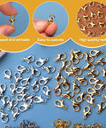 1320 Pcs Jewelry Making Kit With Crimp Beads Crimp Tubes Knot Covers Bead Tips Jump Rings And Lobster Clasps In Sturdy Storage Boxes