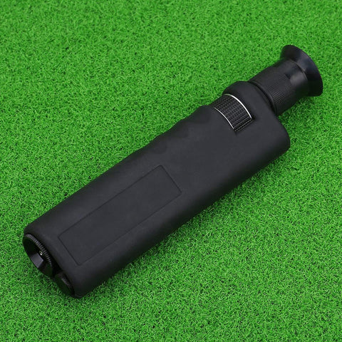 Black Fiber Optic Inspection Microscope With 400x LED Illumination Handheld Anti Slip Grip on green background