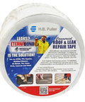 White 6 Inch By 50 Foot Woven Polyester Roof Seal Tape For Metal Buildings Trailers RVs Boats And Drains Heavy Duty