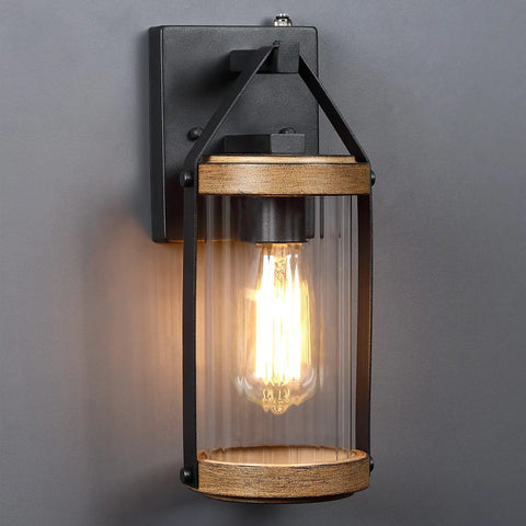 Outdoor Dusk To Dawn Sensor Wall Sconce Lighting No Brainer Hands Free Operation Anti Rust Exterior Porch Light