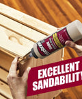 Dark Wood Glue Pint By Titebond For A Solid Bond On Dark Wood With Cross Linking PVA Formula bottle used on light wood surface