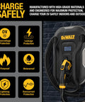 Beast Mode Level 2 EV Charger For Home And Outdoor Use, 48 Amp 240V Fast Charge, 11.5 Kilowatts, safety features, wall mounted