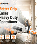 Professional Electric Jack Hammer Pumping 3500W Real Kick And 3000BPM Thumping Impact in use with comfort grip handle.