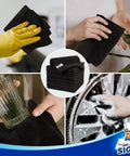 All Purpose Microfiber Cleaning Cloths Pack Of 12, Ultra Soft, Killer Streak Free And Scratch Free Rags, Absorbent Lint Free Towels