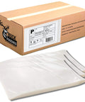 100 Pack 7 By 10 Inch Just Peel And Stick Shipping Label Sleeves Self Adhesive Packing Slip Pouches Waterproof Packing List Envelopes shown on box