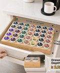Neat K Cup Pod Organizer For Countertop Or Drawer Holds 35 Coffee Pods Perfect For Office And Kitchen Compact K Cup Storage Rack