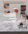 Mini Bench Drill Press With Variable Speed Control Perfect For Watch Repair Jewelry Making And Fine Crafts Tool features compact design and precise vise.