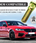 Get Some Heavy Duty 1/2 Inch Twenty Thread Wheel Studs And Lug Nuts Kit For Dexter Axle Hubs Replacing Oem Part Number 007-122-00 With Strong Steel Construction That Fits Most 7000 Lb Traders Perfectly, OEM compatible wheel stud and lug nut set