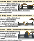 Rock Solid Heavy Duty Aluminum Motorized Linear Stage With Hella Smooth Ball Screw Slide Supporting Up To 250KG Loads for CNC and automation.