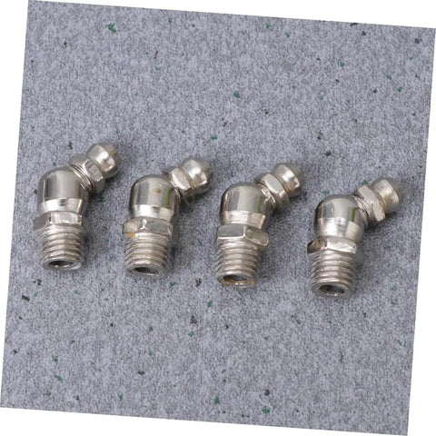 45 Piece Grease Fitting Assortment Kit With Straight Bend And Elbow Styles For Hydraulic Systems And Machinery Maintenance Durable Zerk Fittings