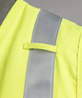 Hi Vis Deluxe FR Road Vest Type R Class 2 Small Dual Certified For Flash Fire And Arc Hazard Zipper Front Mic Clip