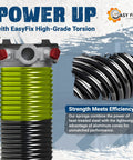 Heavy Duty Garage Door Torsion Springs 207x1.75x23 With 1-Inch Bearing And Winding Bars, Precision E-Coating, Corrosion-Resistant