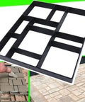 Reusable Concrete Path Mold Set 17.5 x 15.5 x 1.5 Inches 10 Grid Walk Path Maker for Stepping Stones Pavers Garden Yard Patio DIY