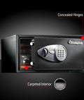 Open Digital Keypad Safe For Money, Jewelry And Documents, 0.98 Cu Ft Steel Safe With Interior Lining And Bolt Down Kit