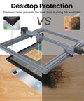 ToCome Honeycomb Laser Bed, steel 500 x 500 x 22 mm honeycomb cutting bed for D1/D1 Pro laser engravers