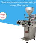 Heavy Duty Servo Automated Paste And Liquid Filling Machine 100 To 1000 Milliliter Capacity pouring honey with single head setup.