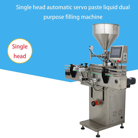 Heavy Duty Servo Automated Paste And Liquid Filling Machine 100 To 1000 Milliliter Capacity pouring honey with single head setup.