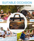 Desert Sunset Cactus Cooler Bag Insulated Lunch Box for men and women at picnic, camping, beach, and parties with cactus design