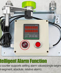 Hella Accurate Digital Wire Cable Length Meter With Easy Roll Counter Wheel For Fishing Line Braided Cords And Power Wires shows precision counter with alarm features.