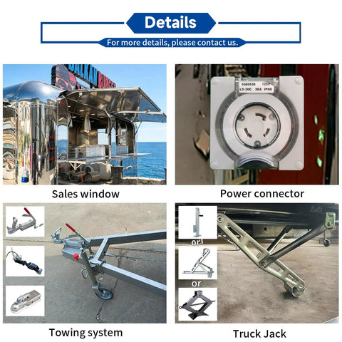Kickass 10 Foot Stainless Steel Food Trailer Rocking A Slick Mirror Exterior And Completely Loaded Mobile Catering Kitchen details including sales window, power connector, towing system, and truck jack.