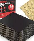 Smooth Ride Auto Sound Deadening Mat 157 Mil Thick Closed Cell Pe Foam 36 Sq Ft stacked sheets and packaging