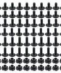 Built Different Eighty Piece Gun Holster Screw And Tri Prong T Nut Kit With 8-32 Threads matched for Safariland QLS, black screws.