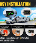 AM50PRO Wireless RV Leveling System With Portable Display, No-Fuss Setup, Drone-Grade 6-Axis Gyro Precision For Smooth Leveling On Any Camp Site, Built-In Bright Screen. 3-step install