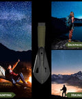 Ultralight Camping Trowel Shovel Multitool With Saw And Ruler, Portable Survival Spade for hiking, camping, backpacking at night