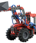 Six Vehicle Pneumatics Building Kit For Hands On STEM Fun Dope German Made Quality Blocks With Compressor Cylinders And Exhaust Throttles Build Six Different Cars For Expert Builders And Creative Problem Solvers. Pneumatic toy loader with bucket, wheels and hoses