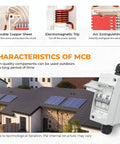 40Amp 550V DC Solar Panel Disconnect Switch For Solar PV Homes features copper coil, waterproof design, ideal for outdoor safety.