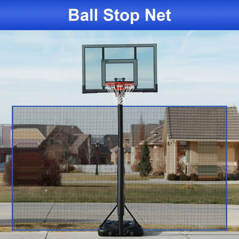 Heavy Duty 10x10 Golf Net For Garage And Backyard behind basketball hoop, Boss Level Training Netting, Backstop Safety Net for sports