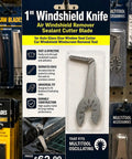 Three Pack 1 Inch Serrated Cold Knife Blade For Windshield Removal And Auto Glass Cutting Go To Multi Tool For Clean Adhesive Slices