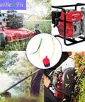 Engine On Off Stop Kill Switch Compatible With Honda GX110 GX120 GX160 GX200 GX212 GX225 GX240 GX270 GX340 GX390 Predator Firman Briggs And Stratton Clones And More Durable Engine Safety Switch For Lawn Mowers And Small Engines, red switch with yellow wires