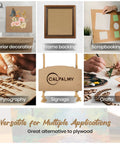 Smooth Unfinished Mdf Craft Boards 24 Pack 12 By 12 Inches 1/8 Inch Thick used for interior decoration and crafts.