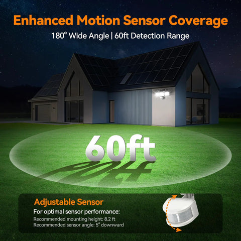 Rock Solid Outdoor Solar Flood Lights With Motion Sensor And 168 Led, Sick 3500 Lm Brightness, Heavy Duty 3 Head Design For Yard Security, Tough As Nails Waterproof, Legit Awesome For Porch Or Driveway, 4 Pack