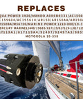 Penta Alternator Replacement For 2.5L To 9.4L Marine Engines, Plug And Play Boat Electrical Part For OMC Pleasurecraft And Classic Marine Setups, Replaces 10358 AR150 AC155603 3854809-5 400-46022 next to a sailing boat.