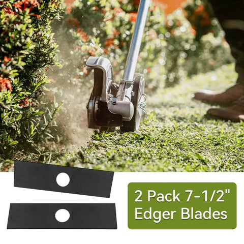 Two Pack 613223 Edger Blades Compatible With Seven And A Half Inch Edgers Replacement Blades For String Trimmer Attachments