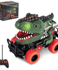 Kid Friendly Dinosaur Remote Control Car For Ages 3 To 7 Totally Fun Dino RC Toy with shockproof tires and controller