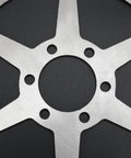 Close-up of 180mm Mini Bike Disc Brake Rotor With Pads Replacement For Baja Doodle Bug DB30 CT100U CC100X Engines Motovox MBX10 MBX11