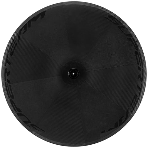 Ultra Light Full Carbon Disc Wheel 700C Tubeless Road Wheel For Rim Brakes, carbon fiber build front view