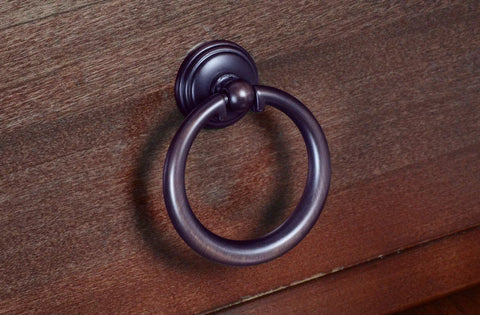 Origins Collection 2 Inch Furniture Ring Pull In Oil Rubbed Bronze For Cabinets Drawers And Furniture Pieces Durable Solid Construction