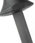 Close-up of handle and guard of 12 Inch Honing Steel Knife Sharpener Rod For Kitchen Knives And Scissors Hard As Steel With Gift Box